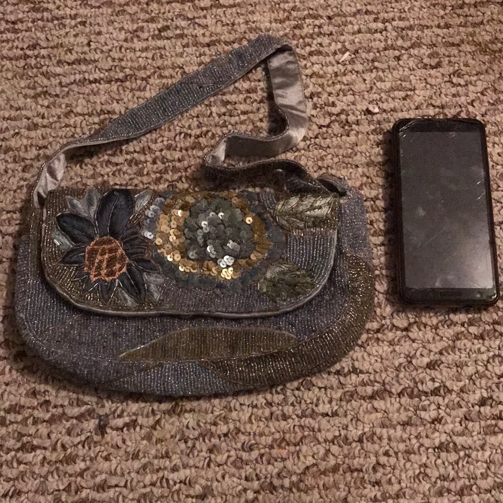 Accessories heavily beaded bag - never used
